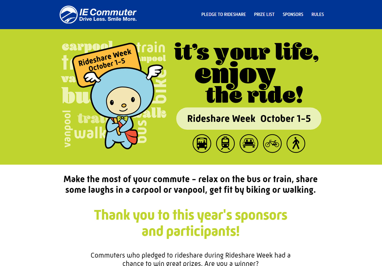 Rideshare Week 2019 campaign creative
